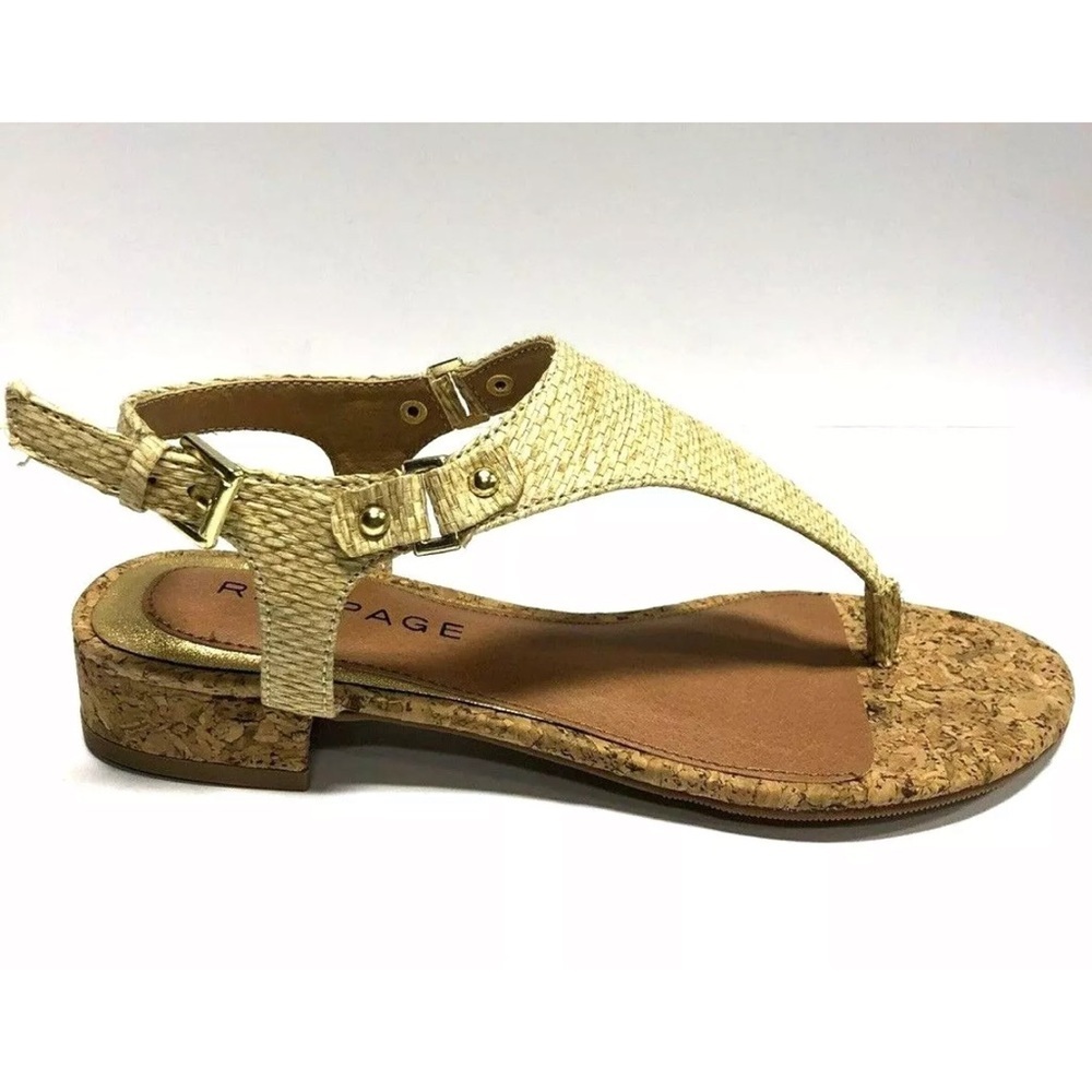 Rampage Women’s Janda Natural Thong Sandals, Size 6 M